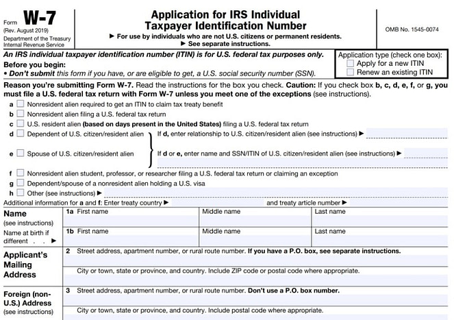 How to Get ITIN Number as an International Student - Sojourning Scholar