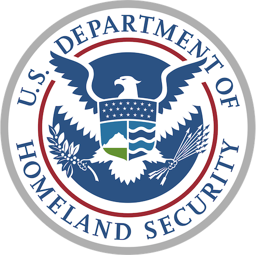 Logo of US DHS which issues J1 waivers