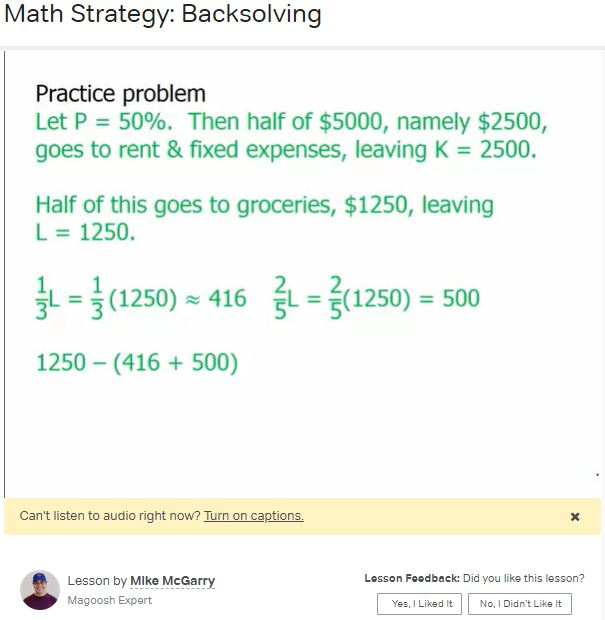 SAT math video lessons on Magoosh SAT prep course